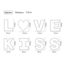 Acrylic cake decorating stencil set for kitchen number cakes by Decorbites