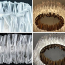 GobekUsa Acrylic Ceiling Chandelier for Art Restaurant Hotel LED Ring Light