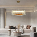 GobekUsa Acrylic Ceiling Chandelier for Art Restaurant Hotel LED Ring Light