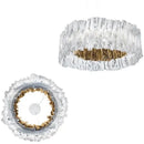 GobekUsa Acrylic Ceiling Chandelier for Art Restaurant Hotel LED Ring Light