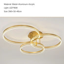 GobekUsa Acrylic Ceiling Chandelier Lights for Modern Living Room Kitchen Decoration