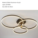 GobekUsa Acrylic Ceiling Chandelier Lights for Modern Living Room Kitchen Decoration