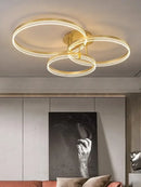 GobekUsa Acrylic Ceiling Chandelier Lights for Modern Living Room Kitchen Decoration