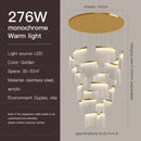 GobekUsa Acrylic Chandelier: Modern Nordic Style Lighting for Luxury Living Room & Staircase