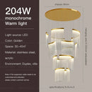 GobekUsa Acrylic Chandelier: Modern Nordic Style Lighting for Luxury Living Room & Staircase