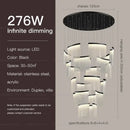 GobekUsa Acrylic Chandelier: Modern Nordic Style Lighting for Luxury Living Room & Staircase