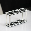 Clear acrylic coffee bar powder press rack kitchen utensil stand by Decorbites