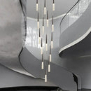 GobekUsa Acrylic Cone Pendant Light for Villa Stair, Kitchen, and Restaurant.