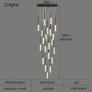GobekUsa Acrylic Cone Pendant Light for Villa Stair, Kitchen, and Restaurant.