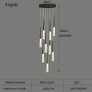 GobekUsa Acrylic Cone Pendant Light for Villa Stair, Kitchen, and Restaurant.