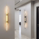 GobekUsa Acrylic Copper Wall Sconce 80/100cm Minimalist Living Room Lights