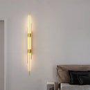 GobekUsa Acrylic Copper Wall Sconce 80/100cm Minimalist Living Room Lights