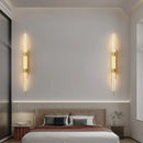 GobekUsa Acrylic Copper Wall Sconce 80/100cm Minimalist Living Room Lights