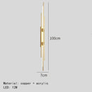 GobekUsa Acrylic Copper Wall Sconce 80/100cm Minimalist Living Room Lights