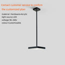 GobekUsa Acrylic Crystal Hanging Chandelier LED Ceiling Pendant Light for Living Room Lobby Customize Hotel