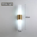 GobekUsa Acrylic Cylinder Wall Lamp for Bedroom, Living Room, Study - LED Lighting