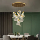 GobekUsa Acrylic Deluxe Staircase Chandelier - Villa, Lobby, Living Room Decor Lighting