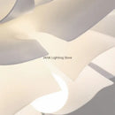 GobekUsa Acrylic Flower Chandelier LED Pendant Light for Dining and Bedroom Decor