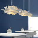 GobekUsa Acrylic Flower Chandelier LED Pendant Light for Dining and Bedroom Decor