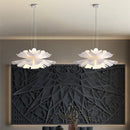 GobekUsa Acrylic Flower Chandelier LED Pendant Light for Dining and Bedroom Decor