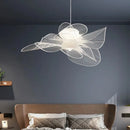 GobekUsa Acrylic Flower Chandelier: Nordic Designer Lighting for Restaurant, Living Room, Bedroom