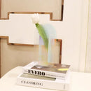 Contemporary rainbow acrylic flower vase living room floral container by Decorbites