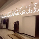 GobekUsa Acrylic Leaf-Shaped LED Hanging Light Fixture for Dining Room - Modern Island Lighting