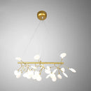GobekUsa Acrylic Leaf-Shaped LED Hanging Light Fixture for Dining Room - Modern Island Lighting