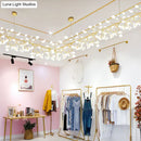 GobekUsa Acrylic Leaf-Shaped LED Hanging Light Fixture for Dining Room - Modern Island Lighting