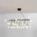 GobekUsa Acrylic Leaf-Shaped LED Hanging Light Fixture for Dining Room - Modern Island Lighting