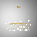 GobekUsa Acrylic Leaf-Shaped LED Hanging Light Fixture for Dining Room - Modern Island Lighting