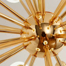GobekUsa Acrylic Molecule Chandelier Golden Kitchen Restaurant Lighting Sputnik Globe Lamp