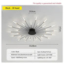 GobekUsa Acrylic Sunflower Ceiling Lamp in Brushed Antique Gold
