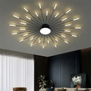 GobekUsa Acrylic Sunflower Ceiling Lamp in Brushed Antique Gold