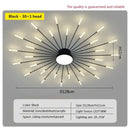 GobekUsa Acrylic Sunflower Ceiling Lamp in Brushed Antique Gold