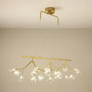 GobekUsa Adjustable Hanging Cord Island Lighting - Contemporary Firefly Metal Pendant with 27 Lights for Bedroom