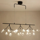 GobekUsa Adjustable Hanging Cord Island Lighting - Contemporary Firefly Metal Pendant with 27 Lights for Bedroom