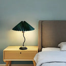 GobekUsa Adjustable Pleated Table Lamp LED E27 Desk Light for Bedroom Living Room
