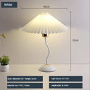 GobekUsa Adjustable Pleated Table Lamp LED E27 Desk Light for Bedroom Living Room