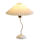 GobekUsa Adjustable Pleated Table Lamp LED E27 Desk Light for Bedroom Living Room