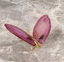Decorbites agate butterfly ornament set living room brass decor by Decorbites