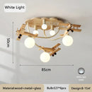 GobekUsa Airplane Chandelier Light for Nursery Room Kid's Bedroom Ceiling LED E27