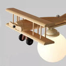GobekUsa Airplane Chandelier Light for Nursery Room Kid's Bedroom Ceiling LED E27