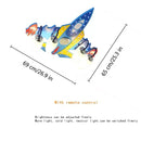 GobekUsa Airplane Kids LED Chandelier: Eye-Friendly Baby Boy Room Lighting for Environmental Decor.