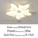 GobekUsa Aisal Flower Ceiling Chandelier with Remote Dimming for Modern Home Decor