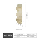 GobekUsa Akari Japanese Rice Paper Floor Lamp LED E27 Chandelier for Bedroom Living Room