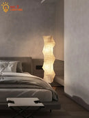 GobekUsa Akari Japanese Rice Paper Floor Lamp LED E27 Chandelier for Bedroom Living Room