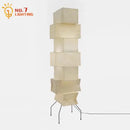 GobekUsa Akari Noguchi Floor Lamp LED E27 Rice Paper Standing Art Decor Living Room