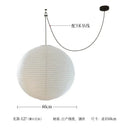 GobekUsa Akari Noguchi LED Pendant Lights Wabi-sabi Round Ball Design for Living Room