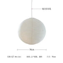 GobekUsa Akari Noguchi LED Pendant Lights Wabi-sabi Round Ball Design for Living Room